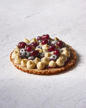 Lychee & Cherry Tart